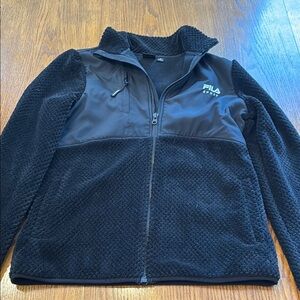 FILA Sport Black Fleece Jacket